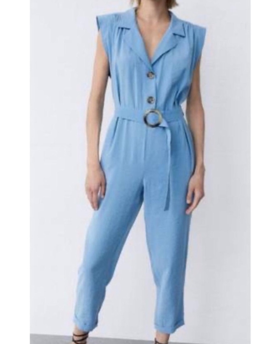 Zara light blue Jumpsuit